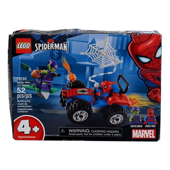 LEGO 76133 Spider-Man Car Chase 52 Piece Building Toy w/ Green Goblin Figure | N - Picture 2 of 6